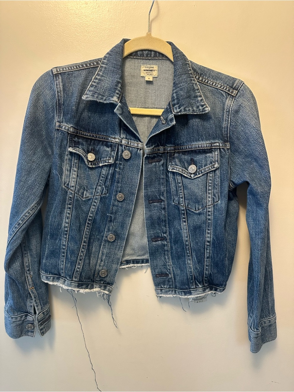 Citizens Of Humanity Blue Denim Jean Jacket